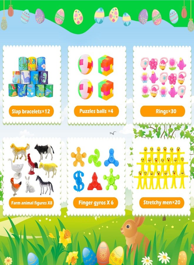 GOAUS Easter Egg Fillers Party Favors for Kids, 220 Pcs Small Toys Prizes Bulk, Goodie Bags Stuffers, Treasure Box Toys for Classroom, Prize Box Birthday Goody Bag - Image 3